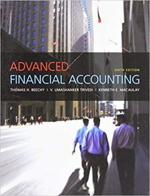 advanced financial accounting 6th edition beechy test bank