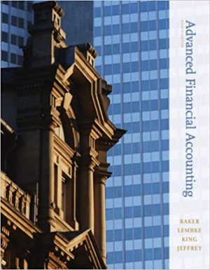 advanced financial accounting 8th edition baker test bank