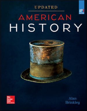 american history connecting with the past updated ap edition 2017 1st edition brinkley test bank