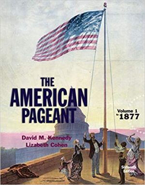 american pageant volume 1 16th edition kennedy test bank