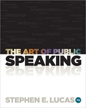 art of public speaking 11th edition lucas test bank