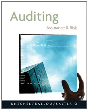 auditing assurance and risk 3rd edition knechel test bank
