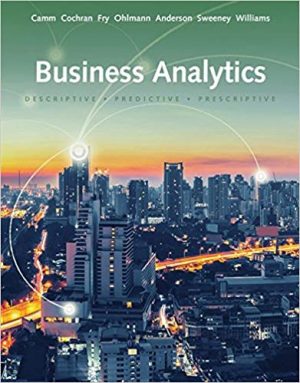 business analytics 3rd edition camm test bank