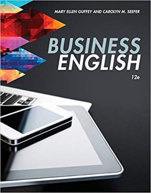 business english 12th edition guffey test bank