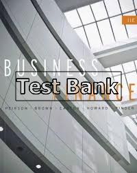business finance 11th edition peirson test bank