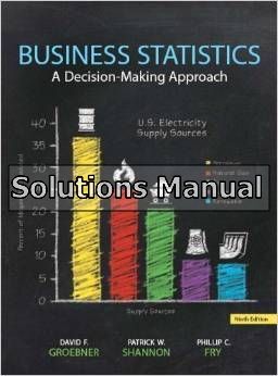 business statistics 9th edition groebner solutions manual