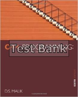 c programming program design including data structures 6th edition malik test bank