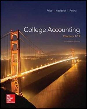 college accounting chapters 1 13 14th edition price solutions manual