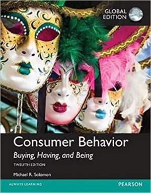 consumer behavior buying having and being global 12th edition solomon solutions manual