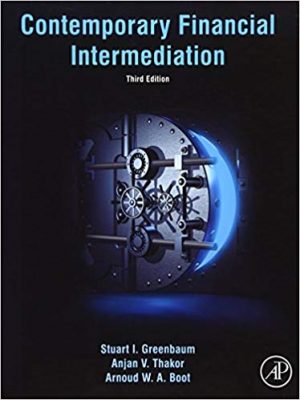 contemporary financial intermediation 3rd edition greenbaum test bank