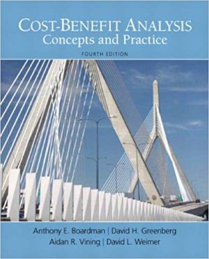 cost benefit analysis 4th edition boardman solutions manual