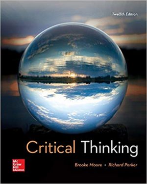 critical thinking 12th edition moore test bank