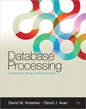 database processing 12th edition kroenke solutions manual