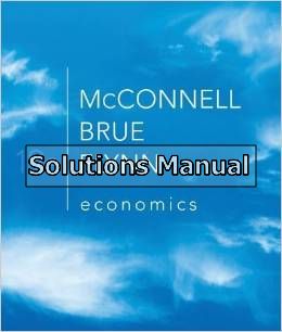 economics 19th edition mcconnell solutions manual