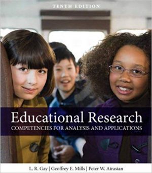 educational research competencies for analysis and applications 10th edition gay test bank