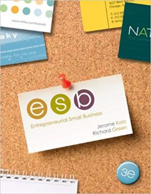 entrepreneurial small business 3rd edition katz test bank
