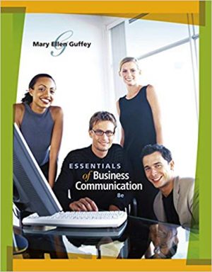 essentials of business communication 8th edition guffey test bank