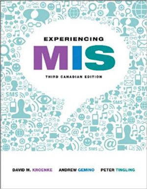 experiencing mis canadian 3rd edition kroenke test bank