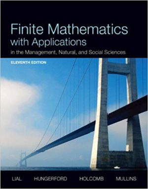 finite mathematics with applications 11th edition lial test bank