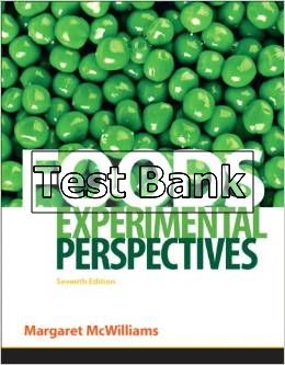 foods expers mental perspectives 7th edition mcwilliams test bank
