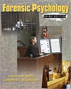 forensic psychology 3rd edition fulero test bank