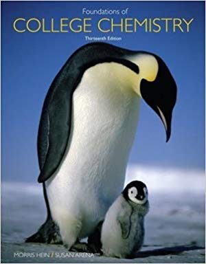 foundations of college chemistry 13th edition hein test bank