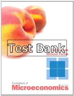 foundations of microeconomics 6th edition bade test bank