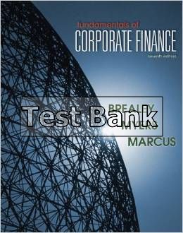 fundamentals of corporate finance 7th edition brealey test bank