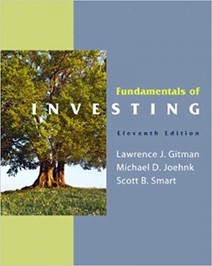 fundamentals of investing 11th edition gitman test bank