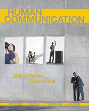 human communication 4th edition pearson test bank