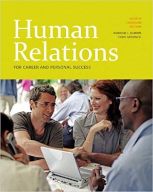 human relations for career and personal success canadian 4th edition dubrin test bank