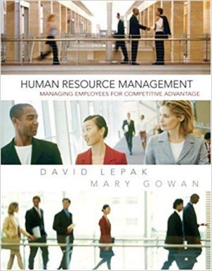 human resource management 1st edition lepak test bank
