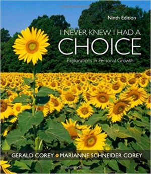 i never knew i had a choice explorations in personal growth 9th edition corey test bank