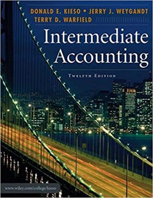 intermediate accounting 12th edition kieso test bank
