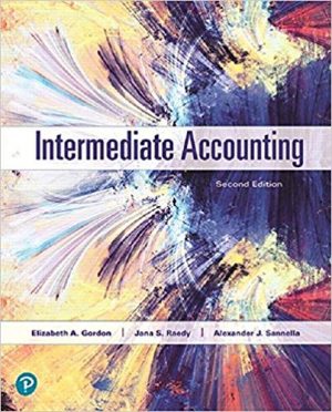 intermediate accounting 2nd edition gordon solutions manual