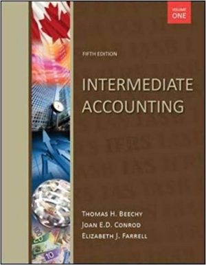 intermediate accounting volume 1 5th edition beechy solutions manual