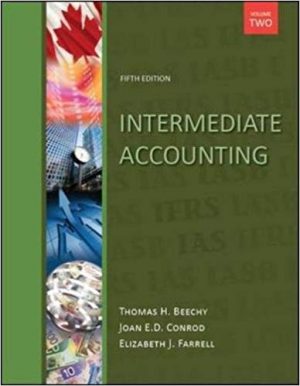 intermediate accounting volume 2 5th edition beechy solutions manual