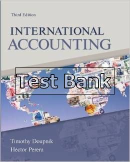 international accounting 3rd edition doupnik test bank