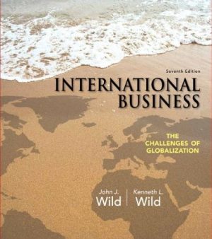 international business 7th edition wild solutions manual