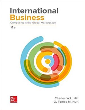 international business competing in the global marketplace 12th edition hill test bank