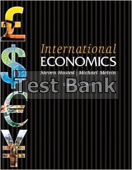 international economics 8th edition husted test bank