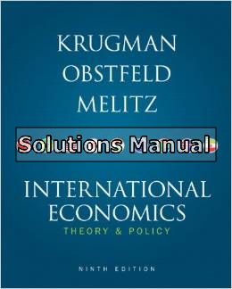international economics 9th edition krugman solutions manual
