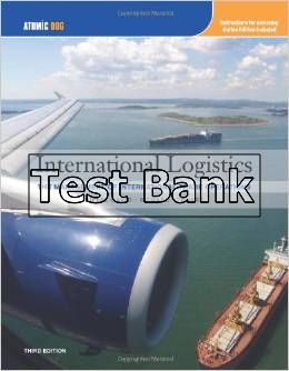 international logistics management of international trade operations 3rd edition david test bank