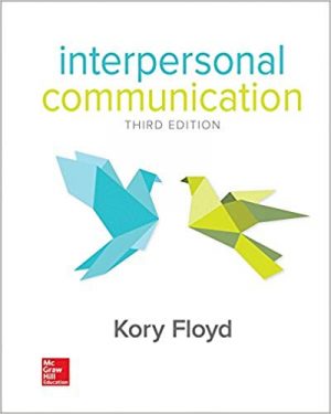 interpersonal communication 3rd edition floyd test bank