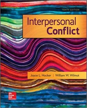 interpersonal conflict 10th edition hocker test bank