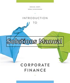 introduction to corporate finance australia 1st edition smart solutions manual