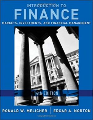 introduction to finance markets investments and financial management 14th edition melicher solutions manual
