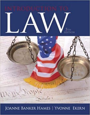 introduction to law 5th edition hames solutions manual