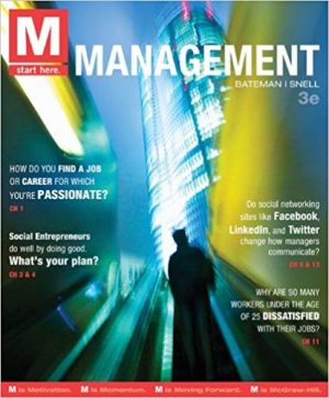 management 3rd edition bateman test bank