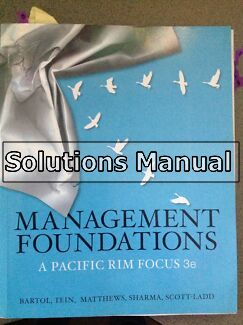 management foundations a pacific rim focus 3rd edition bartol solutions manual